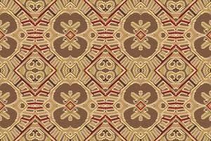 pañuelo de papel dupatta sin costura australiano aborigen modelo motivo bordado, ikat bordado diseño para impresión escandinavo modelo sari étnico natividad gitano modelo vector