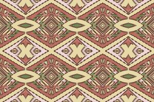 Tissue Dupatta Seamless Scandinavian pattern Motif embroidery, Ikat embroidery Design for Print tie dyeing pillowcase sambal puri kurti mughal architecture vector