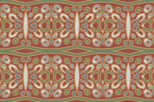 Tissue Dupatta Seamless Scandinavian pattern Motif embroidery, Ikat embroidery Design for Print border embroidery ancient egypt vector