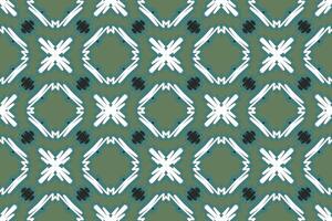 Peruvian pattern Seamless Mughal architecture Motif embroidery, Ikat embroidery Design for Print Texture fabric saree sari carpet. kurta patola saree vector