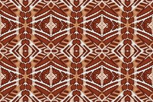Peruvian pattern Seamless Bandana print silk Motif embroidery, Ikat embroidery Design for Print figure tribal ink on cloth patola sari vector