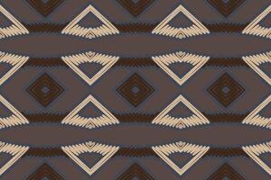 patola sari sin costura pañuelo impresión seda motivo bordado, ikat bordado diseño para impresión indonesio batik motivo bordado nativo americano kurta Mughal diseño vector