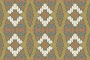 patola sari sin costura Mughal arquitectura motivo bordado, ikat bordado diseño para impresión australiano cortina modelo geométrico almohada modelo curti Mughal flores vector