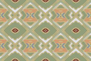 Patola sari Seamless Scandinavian pattern Motif embroidery, Ikat embroidery Design for Print pattern vintage flower folk navajo patchwork pattern vector