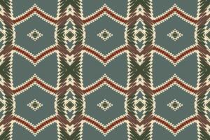 kilim modelo sin costura nativo americano, motivo bordado, ikat bordado diseño para impresión vyshyvanka mantel individual edredón pareo de malasia pareo de malasia playa kurtis indio motivos vector