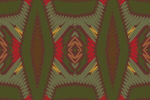 Kilim Pattern Seamless Mughal architecture Motif embroidery, Ikat embroidery Design for Print endless arabesque cloth dupatta shawl bandana print silk kurta men vector