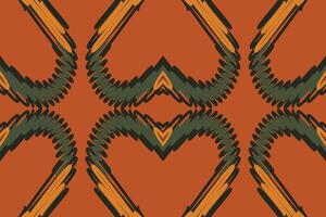Dupatta Pattern Seamless Bandana print silk Motif embroidery, Ikat embroidery Design for Print indigenous art aboriginal art pattern floral kurti mughal border vector