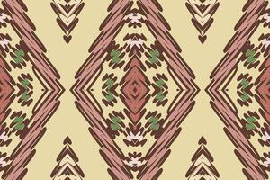Salwar Pattern Seamless Bandana print silk Motif embroidery, Ikat embroidery Design for Print tie dyeing pillowcase sambal puri kurti mughal architecture vector