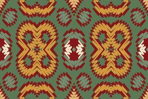 pakistaní vestidos modelo sin costura Mughal arquitectura motivo bordado, ikat bordado diseño para impresión modelo Clásico flor gente navajo labor de retazos modelo vector