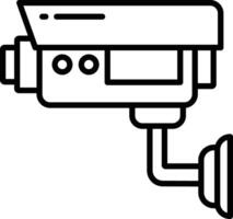 Camera outline illustration vector