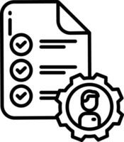 Project outline illustration vector