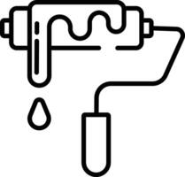 Offset outline illustration vector