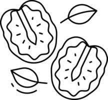 dried tomatoes outline illustration vector