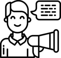Expression outline illustration vector