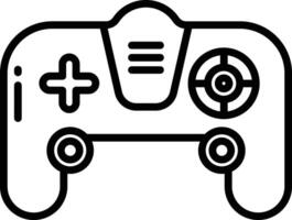 joystick outline illustration vector