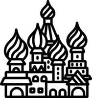 church outline illustration vector