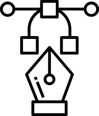 Man, male avatar outline illustration