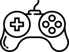 Controller outline illustration vector