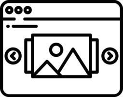 interface outline illustration vector