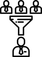 Conversion outline illustration vector