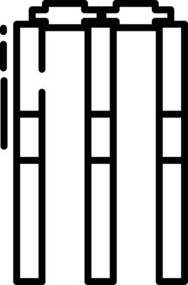 Wicket outline illustration