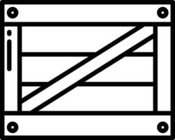 Box outline illustration vector