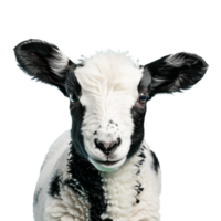 A sheep isolated on transparent background png