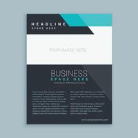 creative brochure flyer design with vibrant colors template design illustration vector