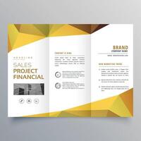 modern business trifold brochure design template design illustration vector