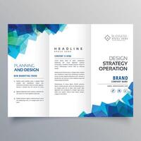 modern business trifold brochure design template design illustration vector