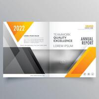 modern business Bifold brochure design template design illustration vector