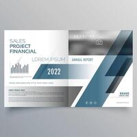 modern business Bifold brochure design template design illustration vector