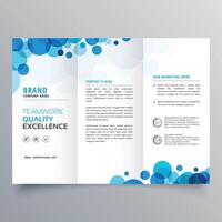 modern business trifold brochure design template design illustration vector