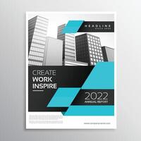 creative brochure flyer design with vibrant colors template design illustration vector