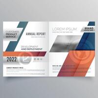 modern business Bifold brochure design template design illustration vector