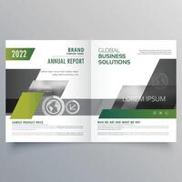 modern business Bifold brochure design template design illustration vector