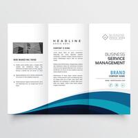 modern business trifold brochure design template design illustration vector