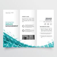 modern business trifold brochure design template design illustration vector