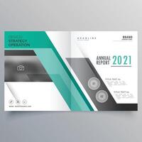 modern business Bifold brochure design template design illustration vector