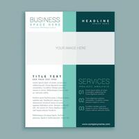 simple brochure design for your business vector