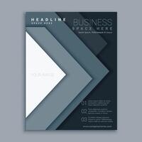 elegant minimal business flyer brochure design vector