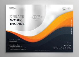 abstract business brochure design template vector