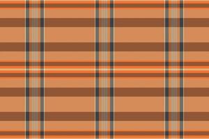 Plaid texture pattern of textile fabric with a tartan seamless check background. vector