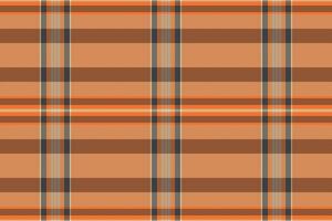 Plaid texture pattern of textile fabric with a tartan seamless check background. vector