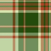 Plaid textile of check texture background with a seamless pattern tartan fabric. vector