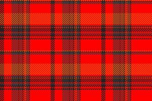Infinity tartan background fabric, stroke textile plaid pattern. Perfection seamless texture check in dark and red colors. vector