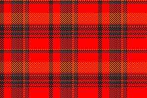 Infinity tartan background fabric, stroke textile plaid pattern. Perfection seamless texture check in dark and red colors. vector