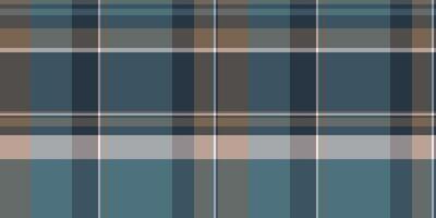 Mixed plaid seamless check, coloured textile background . Designs texture pattern fabric tartan in cyan and grey colors. vector