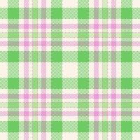 Seamless texture of check fabric textile with a plaid background tartan pattern. vector