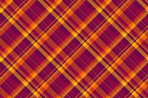 Tartan check fabric of background texture with a textile pattern plaid seamless. vector